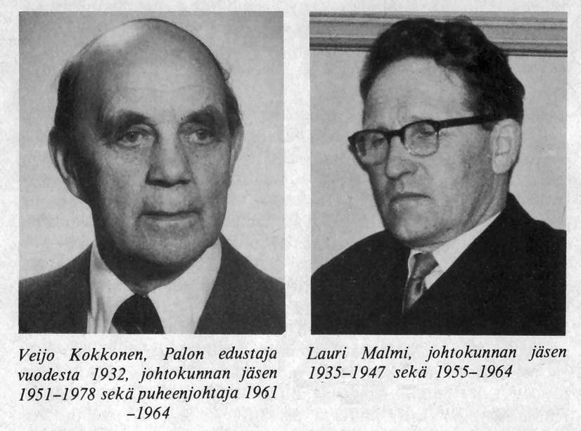 Veijo Kokkonen ja Lauri Malmi