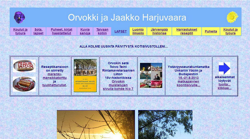 varsinainen kotisivumme